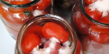 помидоры консервированные без уксуса