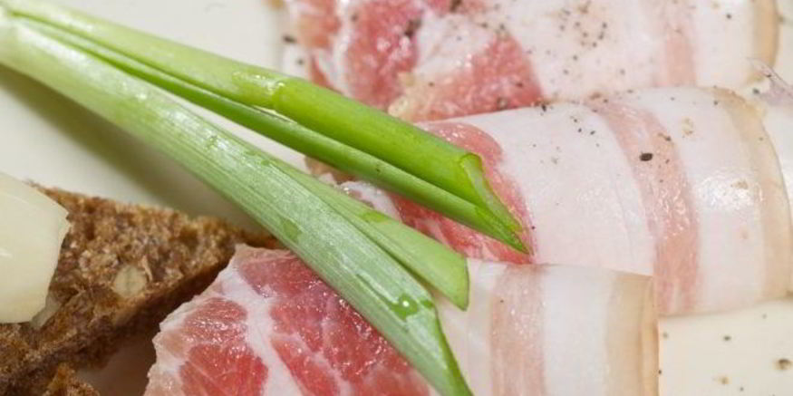 Рецепт сала соленого с чесноком