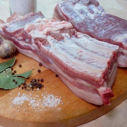 Сало в горячем рассоле