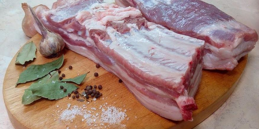 Рецепт сала в горячем рассоле