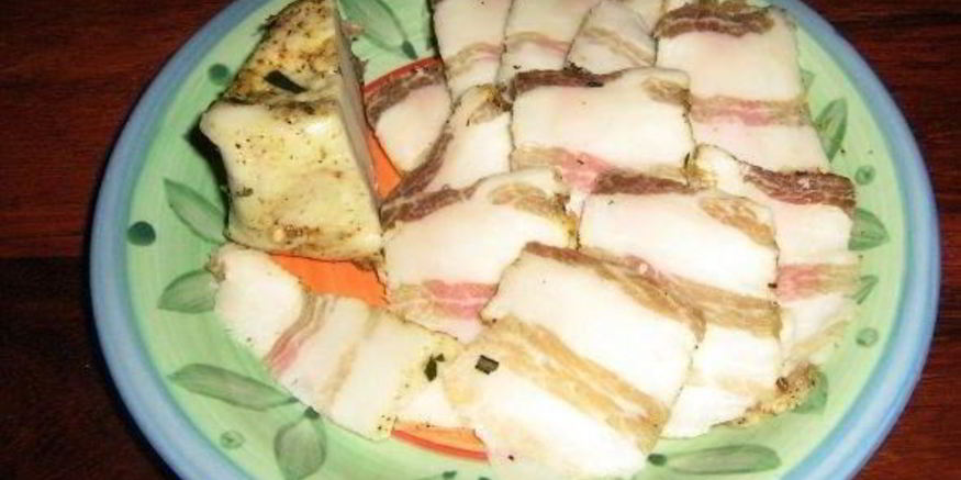 Рецепт сала в марле