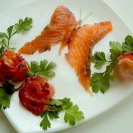 Рецепт Семги малосольной с черной смородиной