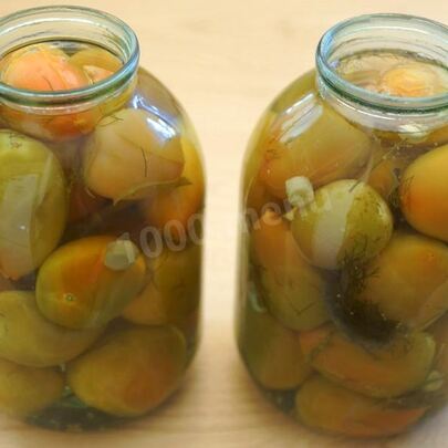 Зеленые бурые помидоры пальчики оближешь