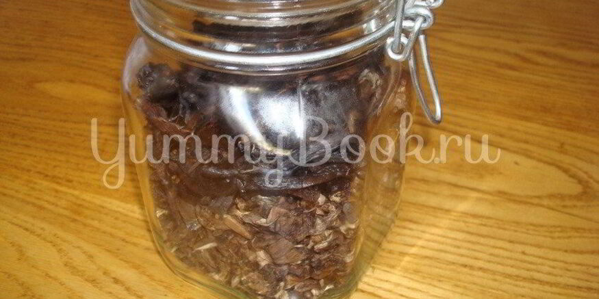 Рецепт сушеных грибов