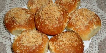 булочки с вареньем дрожжевые