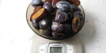 густое варенье из слив без косточек