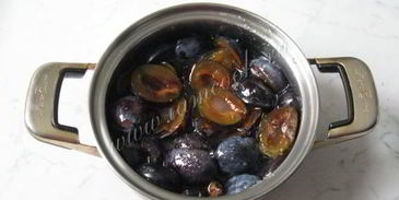 густое варенье из слив без косточек