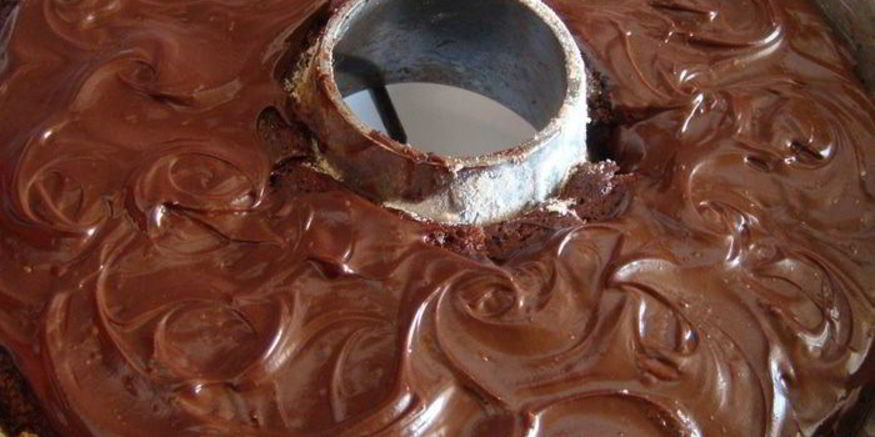 Рецепт кольца с вареньем и шоколадом