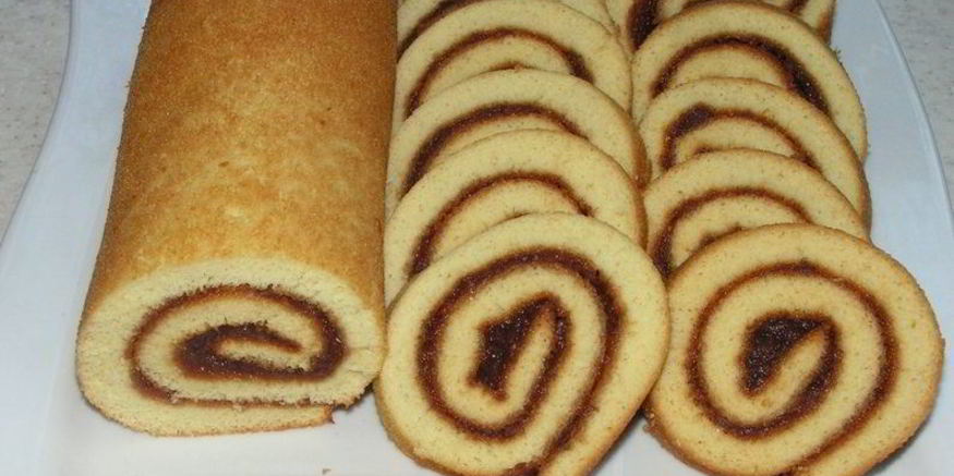 Рецепт рулета с вареньем