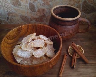 Цукаты из имбиря