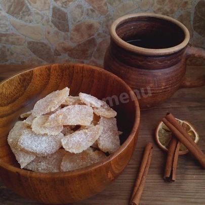 Цукаты из имбиря