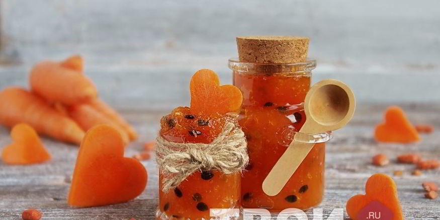 Рецепт варенья из моркови