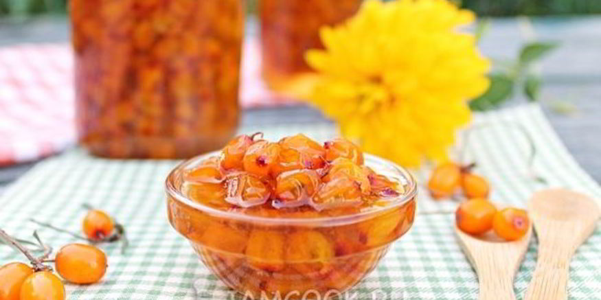 Рецепт варенья из облепихи пятиминутка