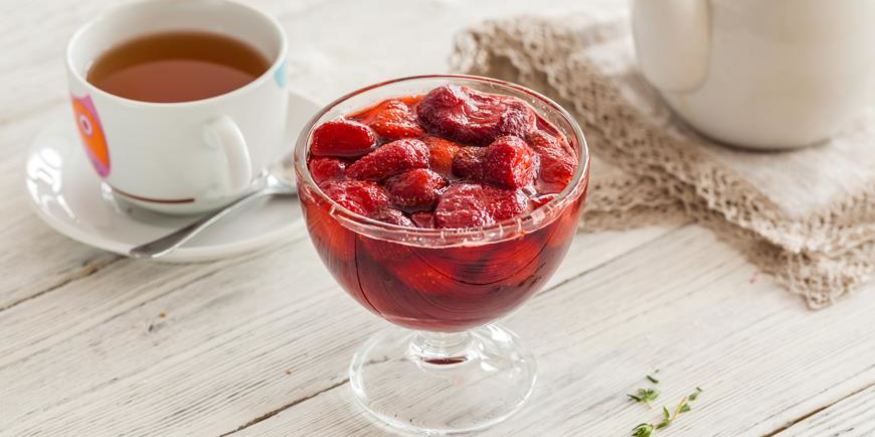 Рецепт варенья-пятиминутки из замороженной клубники