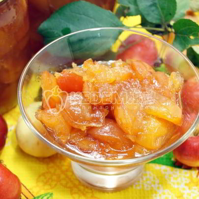 Яблочное варенье дольками