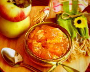 Яблочный конфитюр за 3 минутки