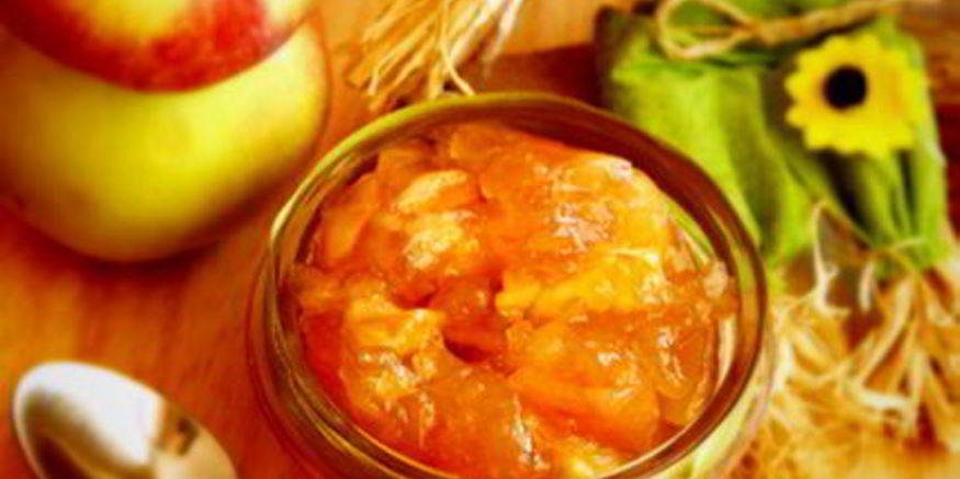 Рецепт яблочного конфитюра за 3 минутки