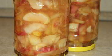 яблочный конфитюр за 3 минутки