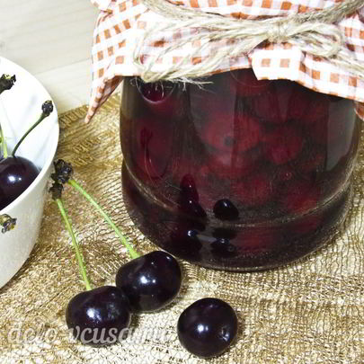 Вишня в собственном соку на зиму