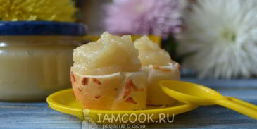 яблочное пюре на зиму для детей