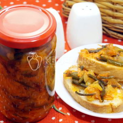 Закусочные чесночные стрелки