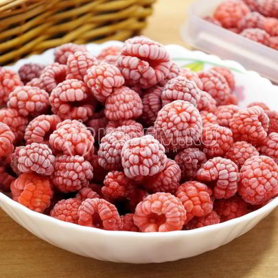 Заморозка малины на зиму