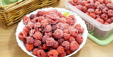 заморозка малины на зиму