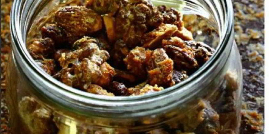 Рецепт засахаренных орехов с кайенским перцем