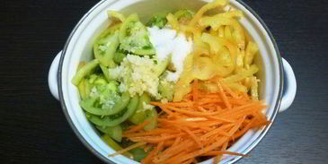 зеленые помидоры по-корейски