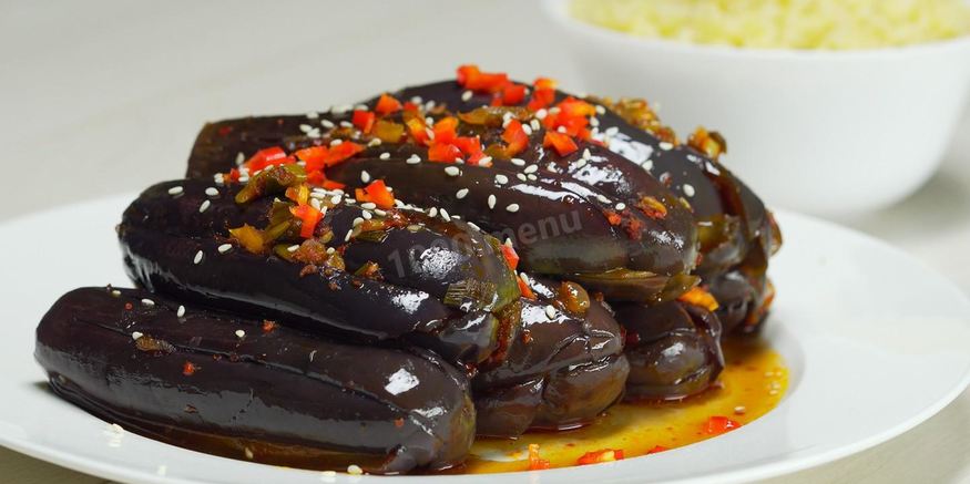 Рецепт баклажанов по-корейски с чесноком в соевом соусе