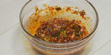 баклажаны по-корейски с чесноком в соевом соусе