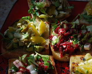 Брускетта ассорти