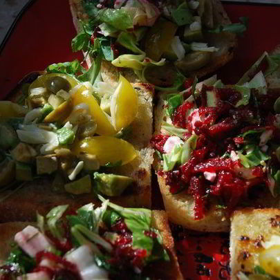 Брускетта ассорти