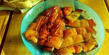 брускетта-гриль с запеченным перцем