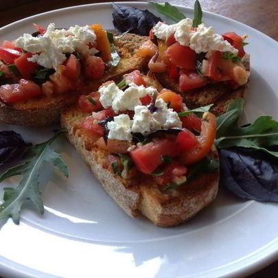 Брускетта овощная