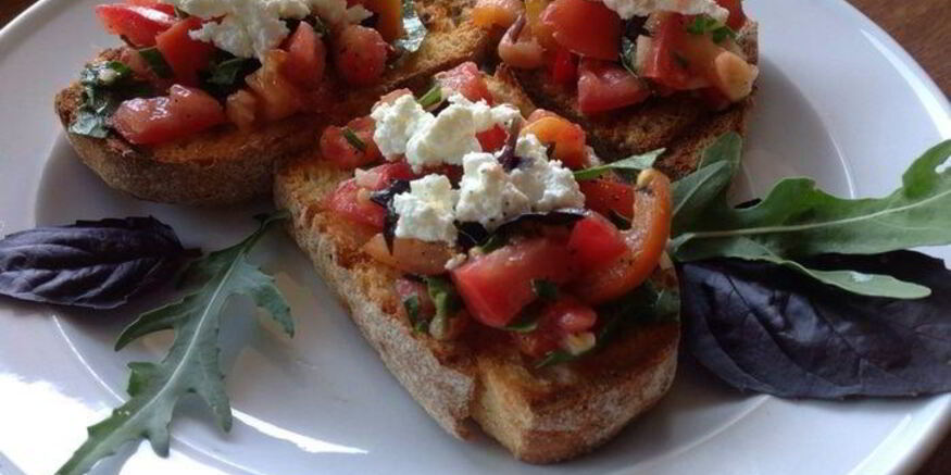 Рецепт брускетты овощной