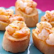 Рецепт Брускетты с креветками