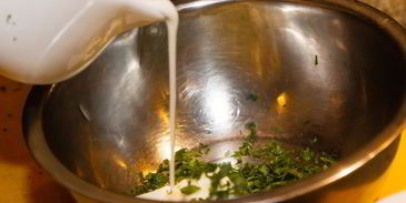 брускетта с лососем и сливочным сыром