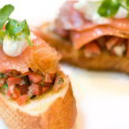 Рецепт Брускетты с семгой