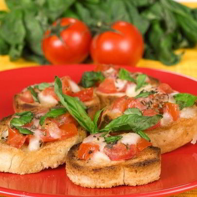 Брускетта с сыром