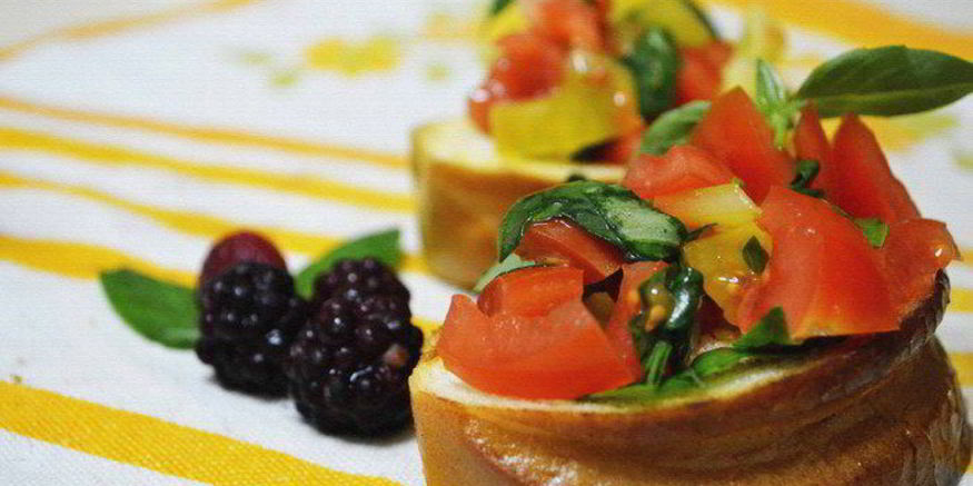 Рецепт брускетты с томатами