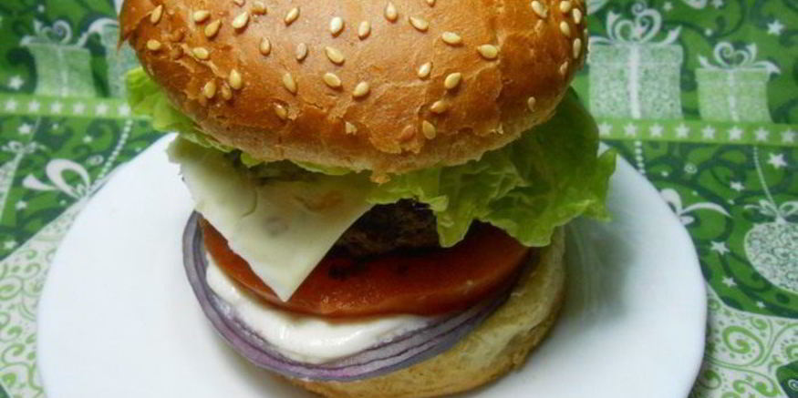 Рецепт большого чизгамбургера