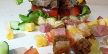 брутальный бургер с говядиной