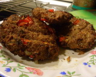 Бургер из говядины на гриле