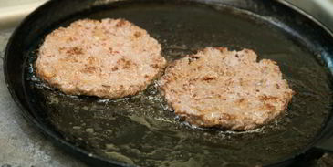 бургер с двумя котлетами