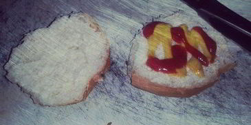 бургер с куриной котлетой