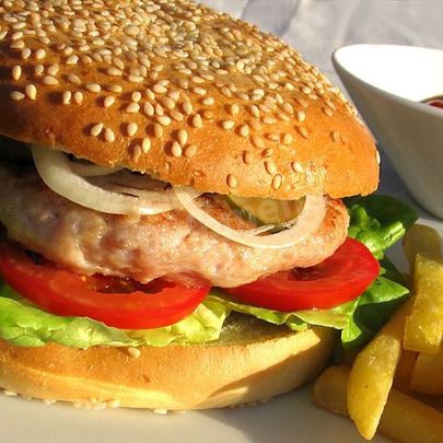 Бургер с курицей