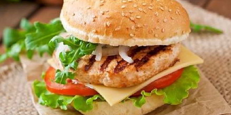Рецепт бургера с сыром и курицей