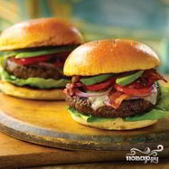 Рецепт Бургера с ветчиной