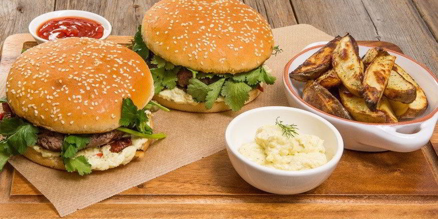 Рецепт бургера три сыра